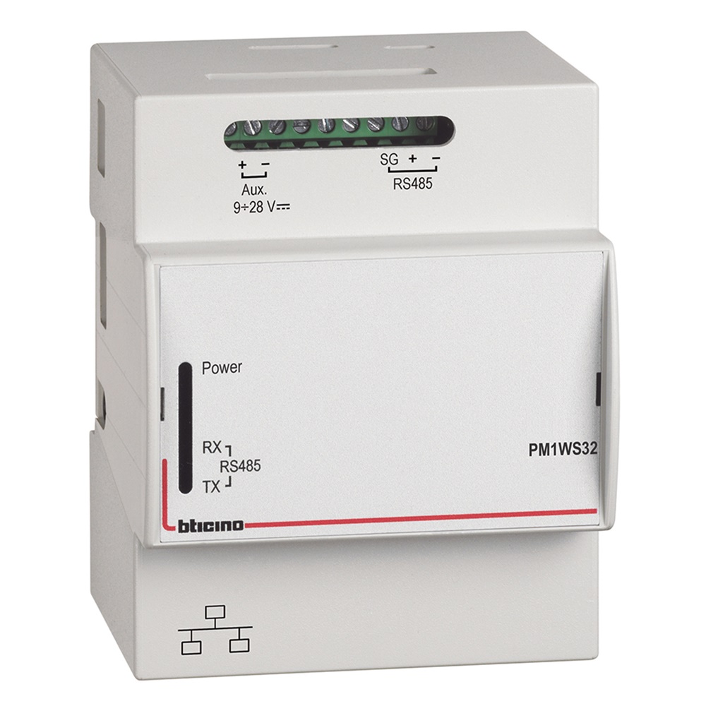 Mini server web energia 32 punti monitoraggio consumi controllo remoto allarmi