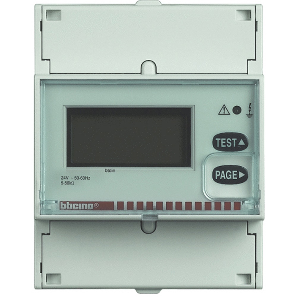 Sorvegliatore isolamento QSO standard 230V per quadri uso medico