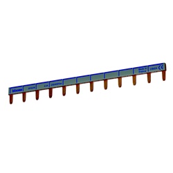 Pettine cablaggio 11 moduli per interruttori differenziali bipolari ID4H uso elettrico