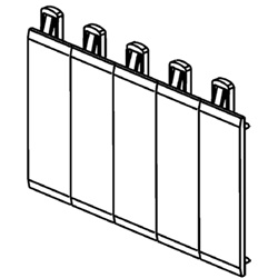 Idroboard falsi poli 5 moduli per quadri elettrici distribuzione sicura e ordinata