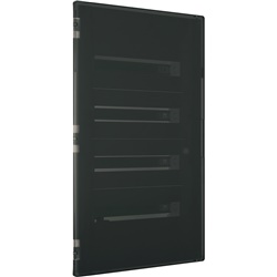 Centralino incasso 72 moduli LINEA SPACE resina termoplastica portello fumè per impianti elettrici residenziali e commerciali