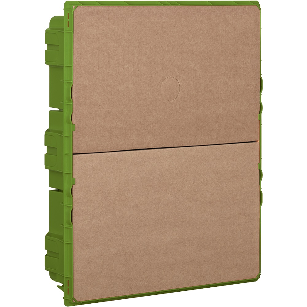 Scatola incasso cartongesso 24 moduli DIN 2 file per centralini LINEA SPACE impianti elettrici residenziali e industriali