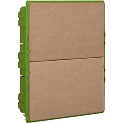 Scatola incasso cartongesso 24 moduli DIN 2 file per centralini LINEA SPACE impianti elettrici residenziali e industriali