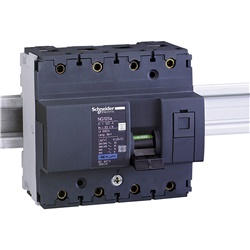 Interruttore magnetotermico 4 poli 80A curva C 16kA protezione cortocircuiti industriale