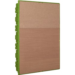 Scatola da incasso LINEA SPACE 54 moduli DIN per cartongesso, protezione paramalta, 3 file, per impianti elettrici