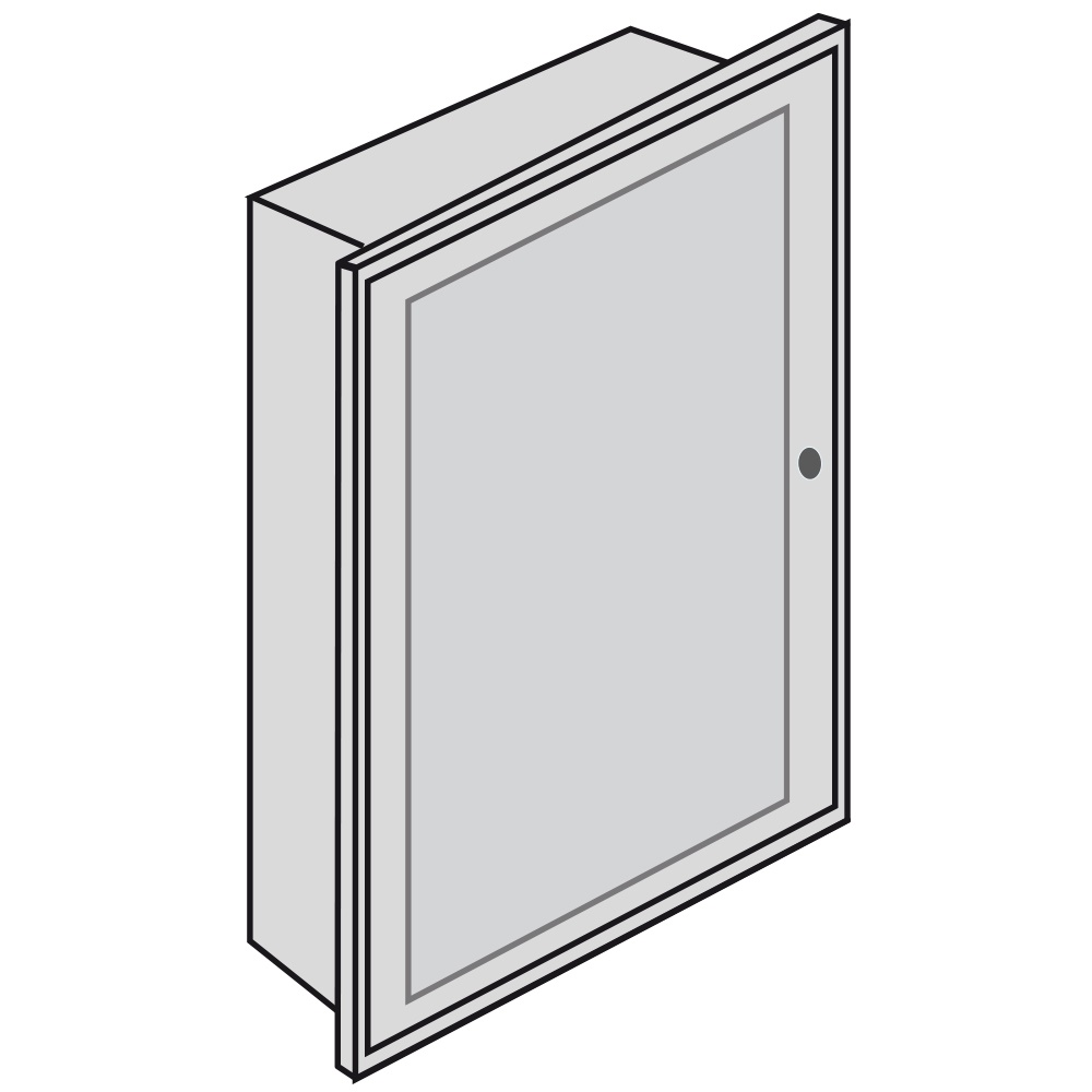 Quadro da incasso lamiera 36 moduli DIN 3 file grigio RAL 7035 per impianti elettrici