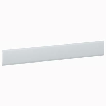 Mostrina copriforo 24 moduli DIN protezione rifinitura impianti elettrici grigio RAL 7035