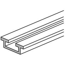 Barra conduttrice TIFAST rame profilo a C 250A altezza 1600 mm per impianti elettrici industriali e civili