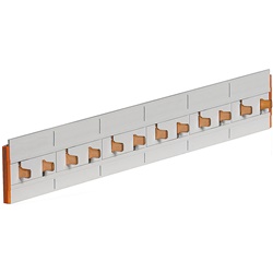 Pettine elettrico monofase 50A 12 moduli DIN per distribuzione corrente quadri elettrici