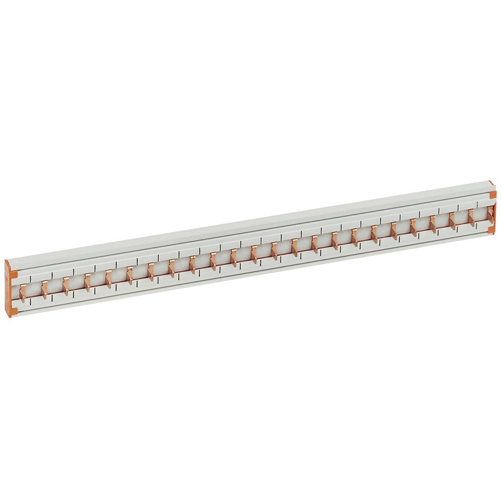 Pettine elettrico TIFAST 1P 80A 24 moduli DIN per cablaggio quadri elettrici civili e industriali