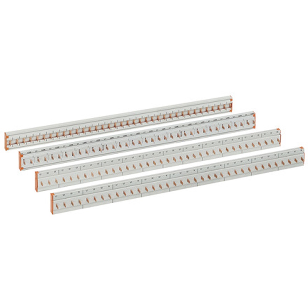 Pettine cablaggio 3P+N 36 moduli DIN portata 80-100A neutro equilibrato installazione modulare