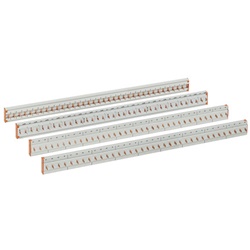 Pettine cablaggio 3P+N 36 moduli DIN portata 80-100A neutro equilibrato installazione modulare