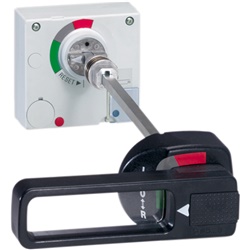 Manovra rotante standard albero prolungato nero per interruttori MW250-630 Megaswitch