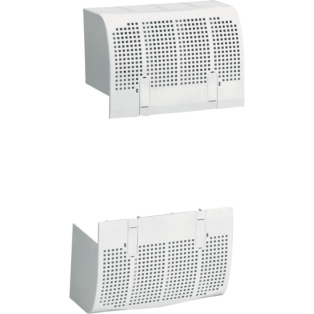 Calotta protezione attuatore frontale D2 4 poli materiale resistente bianco impianti elettrici