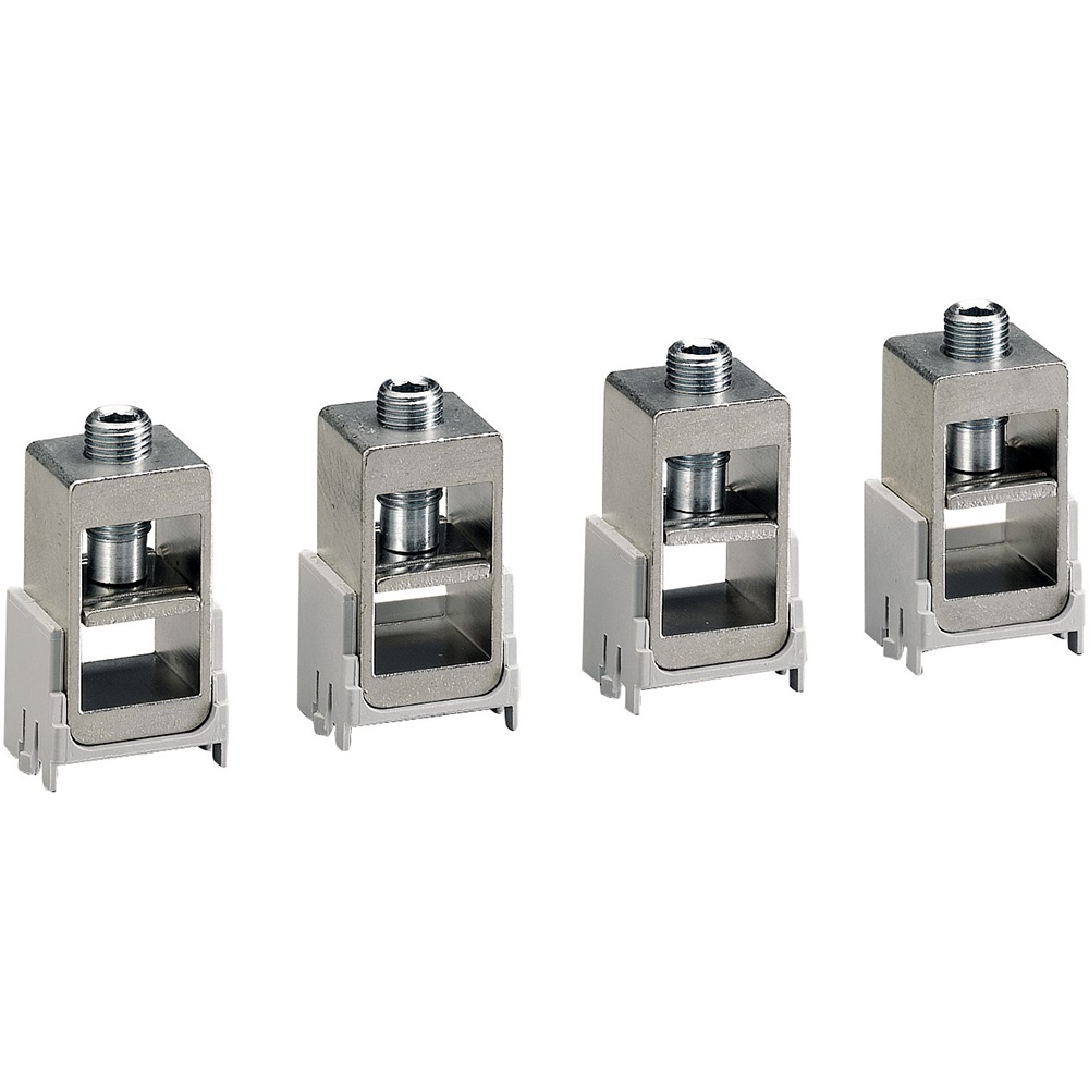 Morsetto esterno 250A 4 poli kit 4 pezzi per cavi flessibili e rigidi applicazioni elettriche