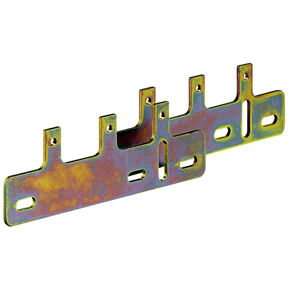 Supporto per profilati Mega M160/250 piastre fissaggio per interruttori 3P-4P ambito elettrico industriale