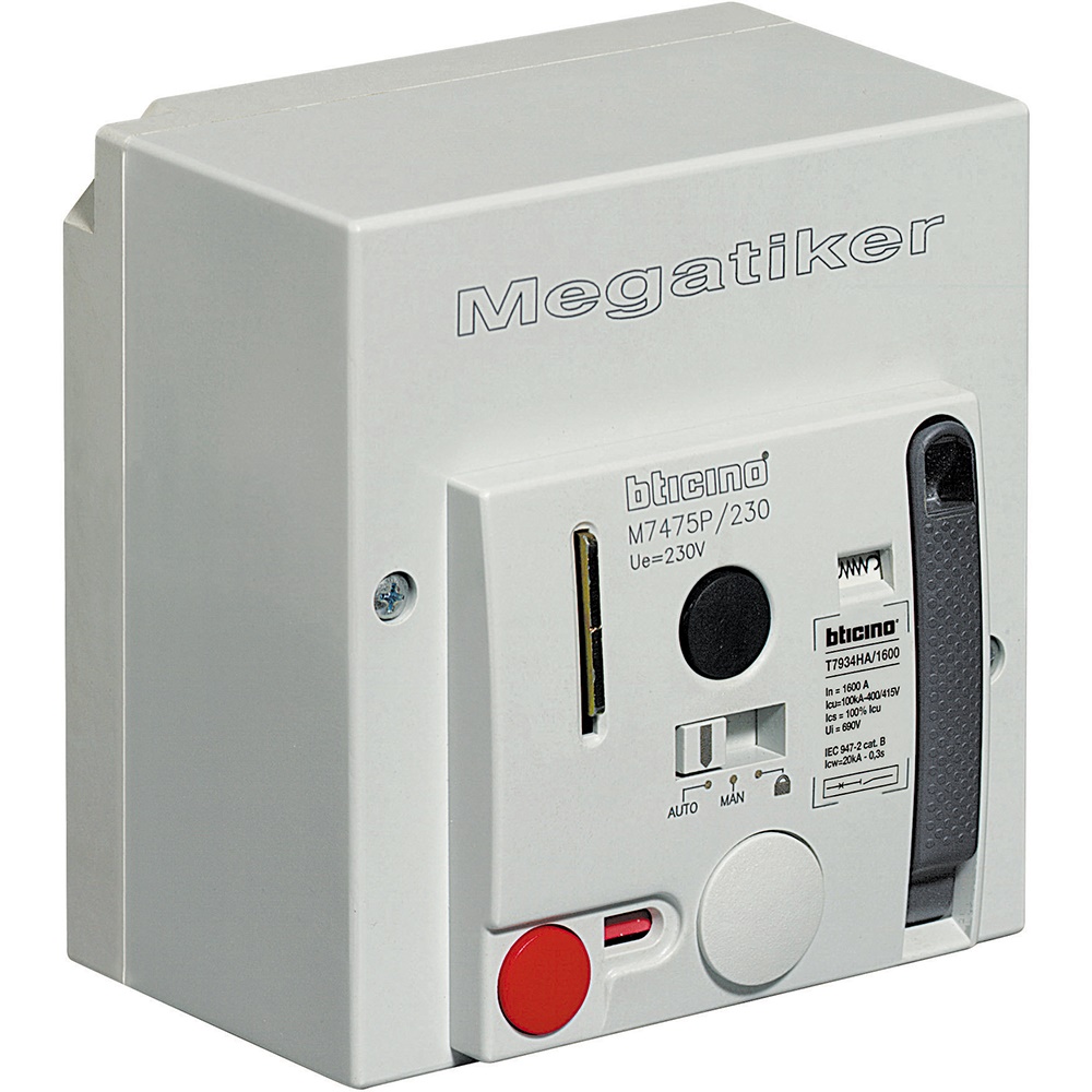 Comando a precarica motore MEGA M400/630E 230V per impianti elettrici industriali alta potenza