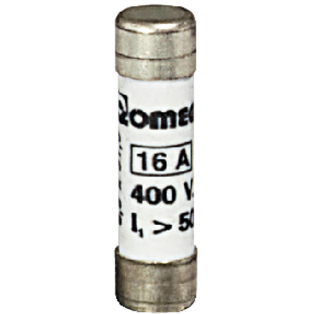 Fusibile Fusicolor T 8,5x31,5mm 10A con segnalatore fusione per protezione circuiti elettrici