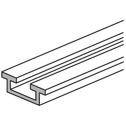 Barra in alluminio TIFAST 630A profilo a C lunghezza 1600 mm sezione 272 mmq