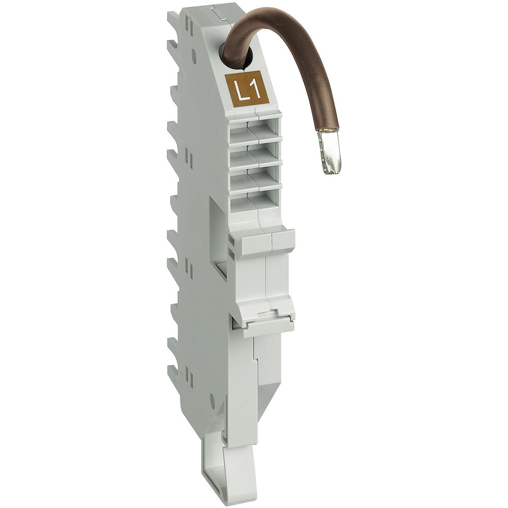 Basi in cavo BTDIN 1 modulo 63A L1 marrone per impianti elettrici professionali