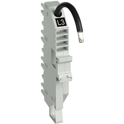 Basi in cavo BTDIN 1 modulo 63A L3 nero per impianti elettrici industriali Easy 250/400