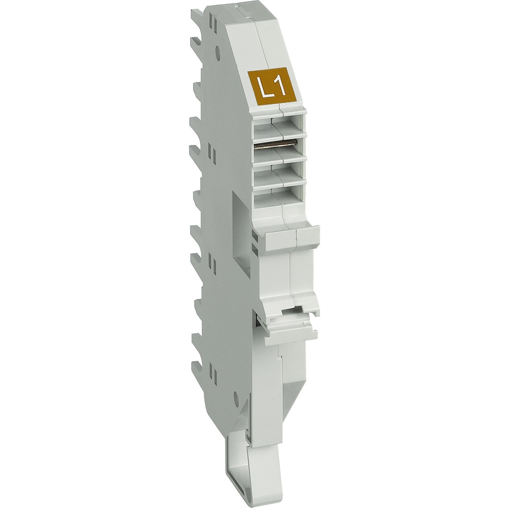 Base plug-in BTDIN 1P L1 marrone per collegamento elettrico modulare Easy 250/400