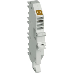 Base plug-in BTDIN 1P L1 marrone per collegamento elettrico modulare Easy 250/400