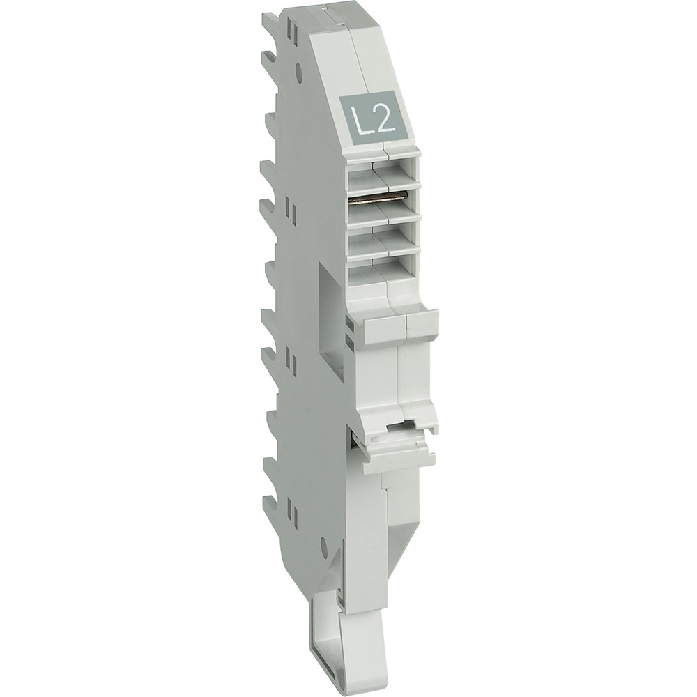 Base plug-in BTDIN L2 grigia per collegamento modulare quadri elettrici Easy 250/400