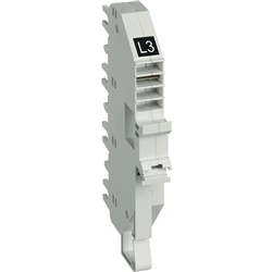 Base collegamento plug-in BTDIN 1P L3 nero Easy 250/400 per impianti elettrici