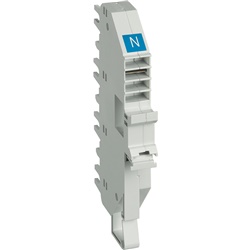 Base plug-in BTDIN 1P N blu per connessioni elettriche sicure montaggio su guida DIN