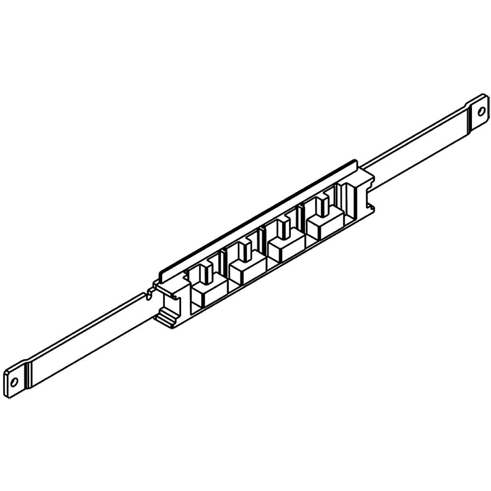 Isolatore fondo TIFAST 850 mm portabarre per distribuzione elettrica sicurezza e stabilità