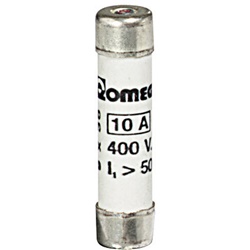 Fusibile Fusicolor T1 9x36mm 10A protezione circuiti elettrici standard