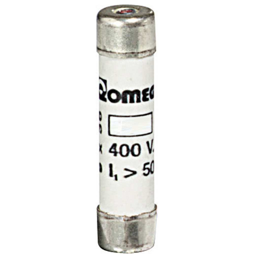 fusibile cartuccia Fusicolor T1 9x36mm 20A con segnalatore fusione uso elettrico industriale