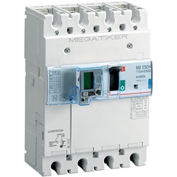 Interruttore magnetotermico differenziale 3P+N/2 250A 70kA protezione integrata