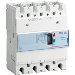 Interruttore manovra 4 poli 250A MS2 250 sezionatore scatolato industriale