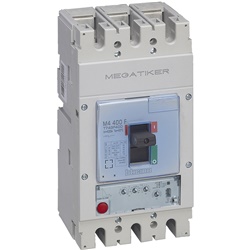 Interruttore scatolato Megatiker M4 S1 3P 400A 36kA elettronico per uso industriale
