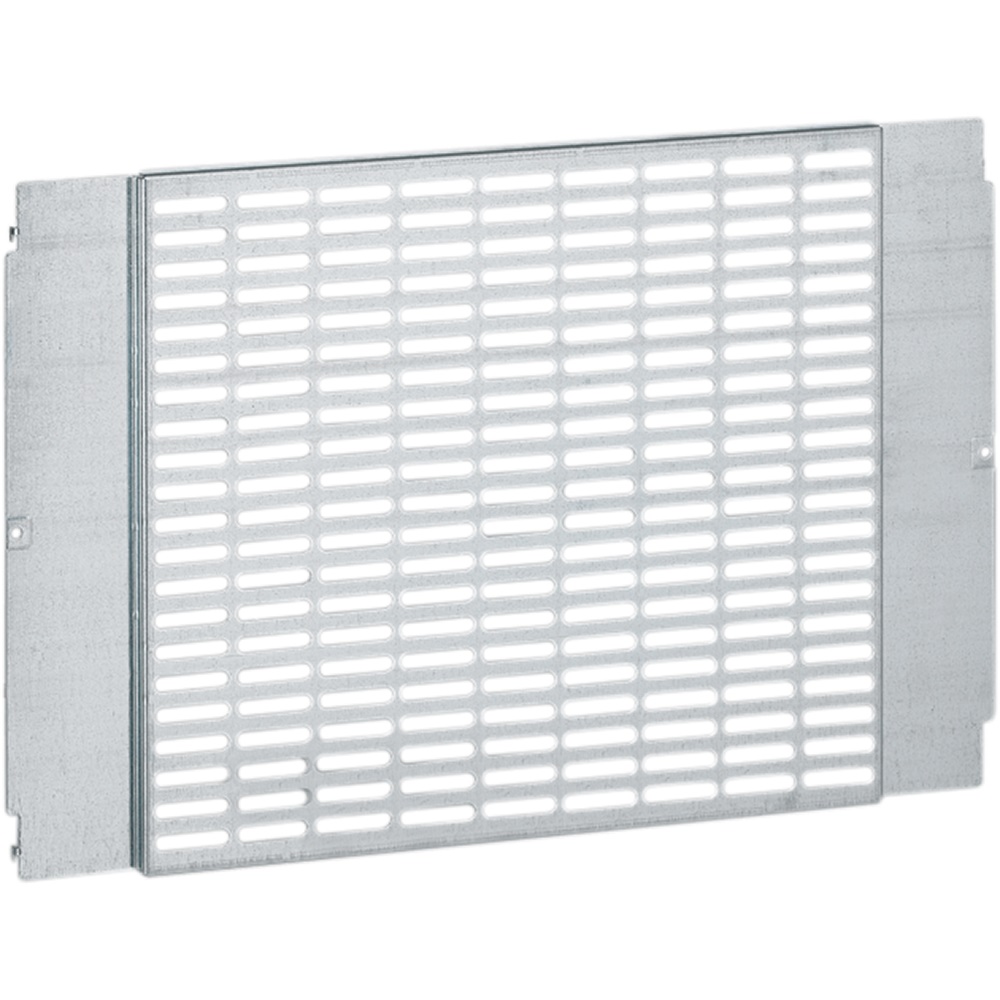 Piastra asolata 600x400 mm robusta per installazioni elettriche con aerazione e fissaggio facilitato