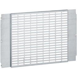 Piastra asolata 600x400 mm robusta per installazioni elettriche con aerazione e fissaggio facilitato