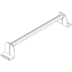 Profilato DIN32 acciaio 600mm fissaggio apparecchi morsettiere quadri elettrici