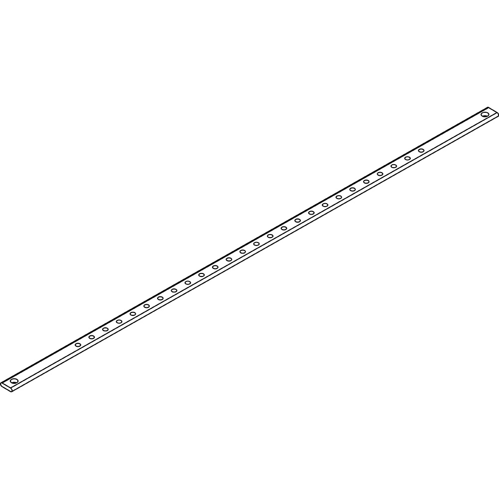 Barra di terra 850 mm per quadri elettrici, materiali resistenti, fori multipli per collegamenti, uso professionale impianti elettrici
