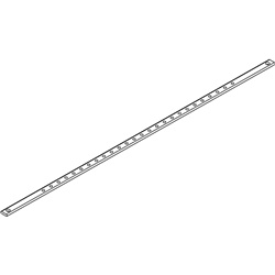 Barra di terra 850 mm per quadri elettrici, materiali resistenti, fori multipli per collegamenti, uso professionale impianti elettrici
