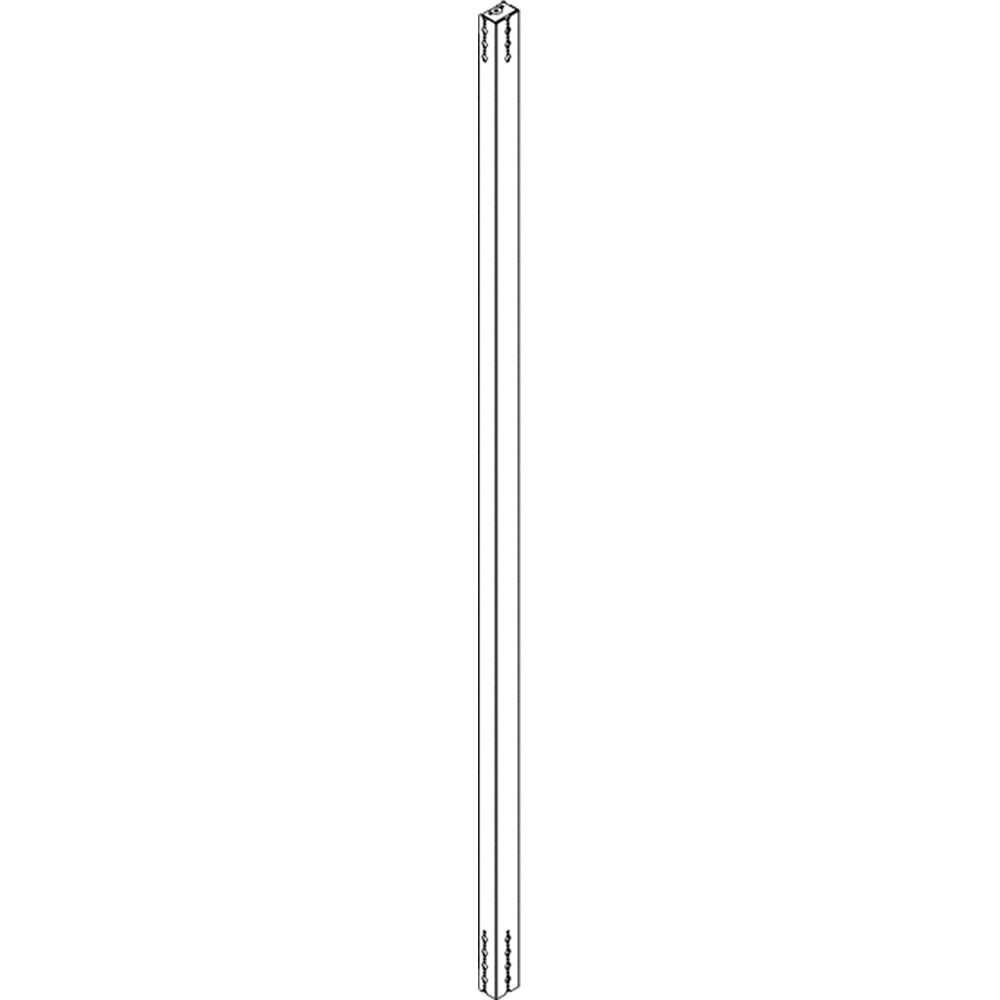 Profilo a U 2000 mm montante intermedio resistente per fissaggi interni impianti elettrici