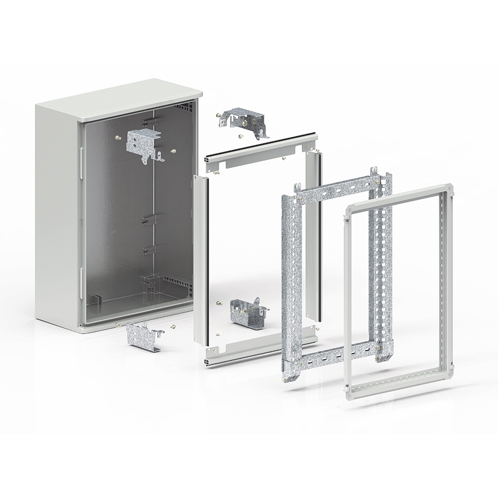 Kit quadro modulare 1000 mm per montaggio accessori MAS impianti elettrici industriali e civili