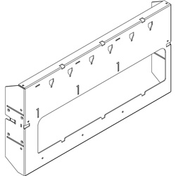 Telaio fissaggio posteriore M250 MGT larghezza 600mm per supporti elettrici professionali