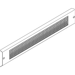 Pannello areato MAS HDX per zoccolo 600mm ventilazione impianti elettrici