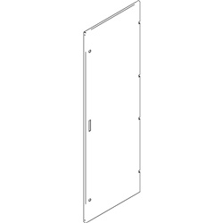 Controporta MAS HDX lamiera con serratura per armadi da pavimento 600x1800 mm settore elettrico