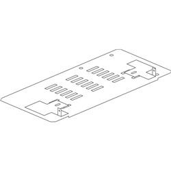 Setto separatore orizzontale forma 3 per interruttori segregazione 600mm elettrico