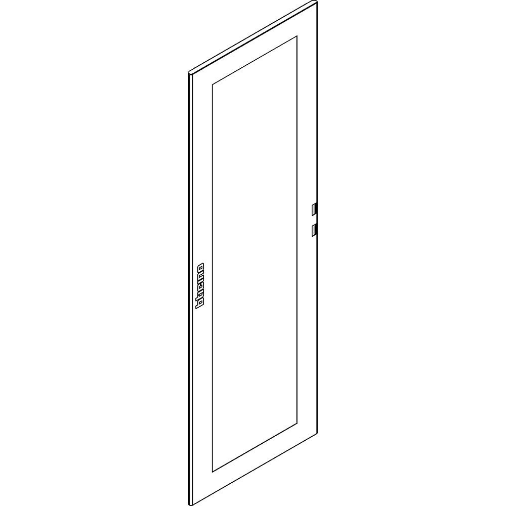 Porta vetro MAS HDX 850x1800 mm per armadi elettrici visione protetta e resistente