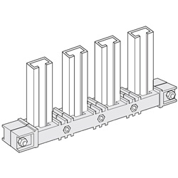 Portasbarre base MAS HDX 1 barra per fase 500-1250A per quadri elettrici