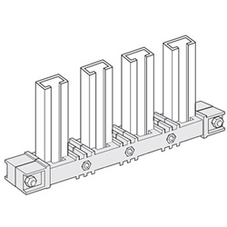 Portasbarre base 2 barre per fase HDX supporto robusto per impianti elettrici fino 1250A
